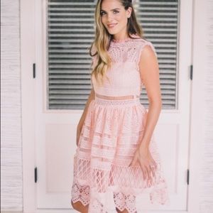 Alexis brand pink dress size small